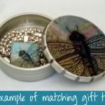 Green Hummingbird Scrabble Tile With Necklace And..